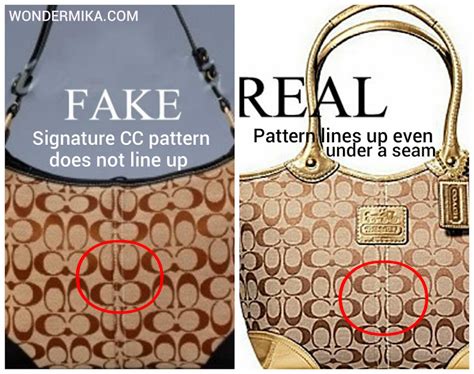 how to spot fake vintage coach bag|identifying authentic coach handbags.